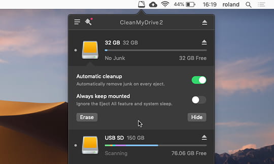 Clean Drive Mac App